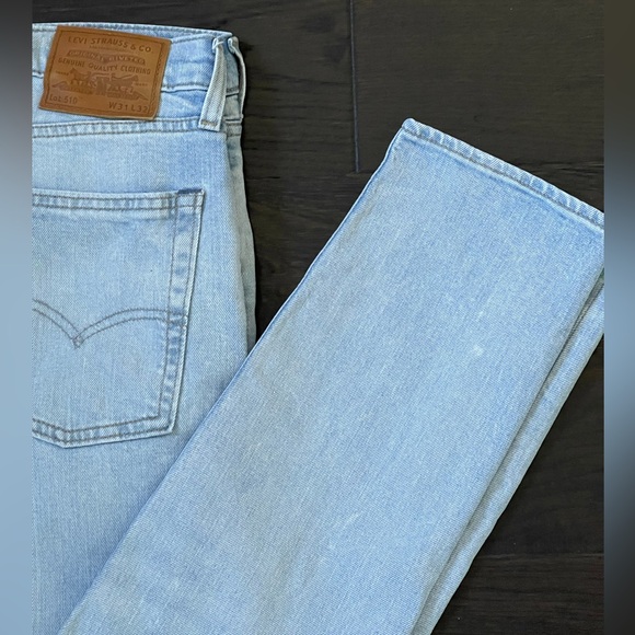 Levi's Women's Sky Blue Jeans 510 - Size 31 - Picture 5 of 12